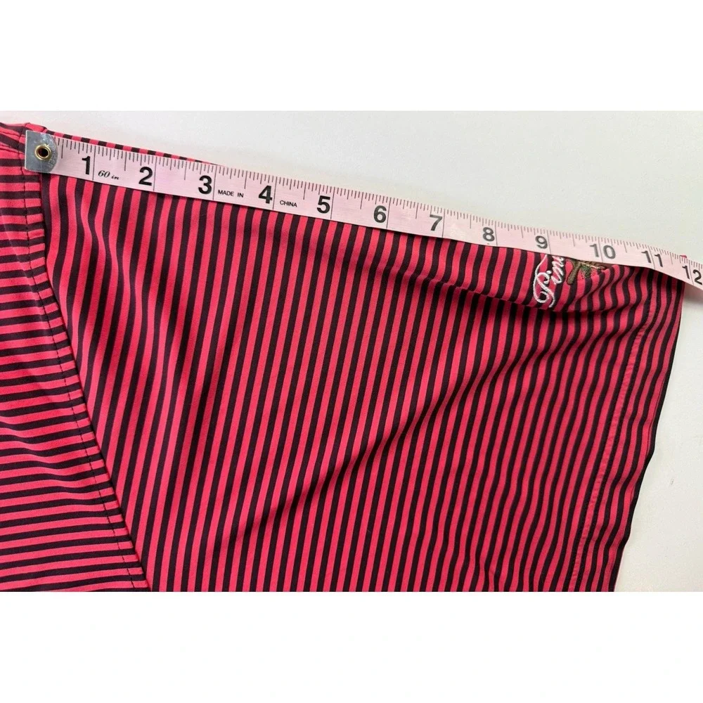 FootJoy ProDry Lisle Pine Valley Red Striped Performance Golf Polo XL - Picture 9 of 13